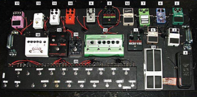 Brian May Pedalboard