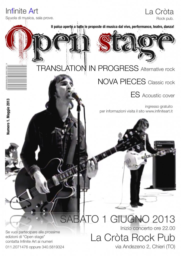Open stage locandina