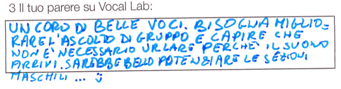 Vocal lab 1